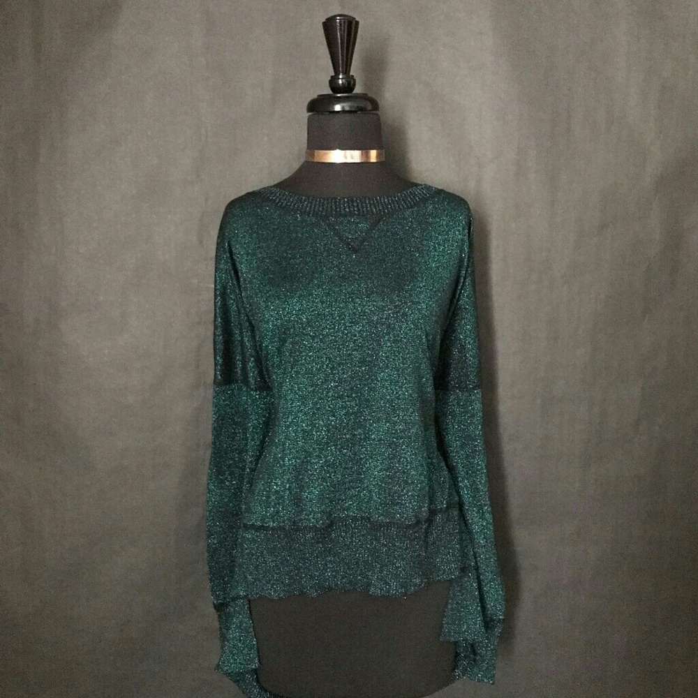LY Top High Low Hem Women's Plus Size 2X